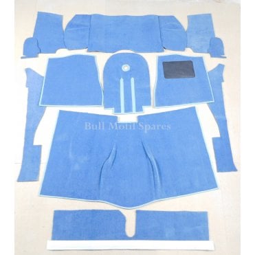 A30 Blue Carpet Set With Heel Mat