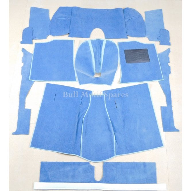 A35 Blue Carpet Set With Heel Mat