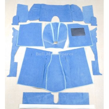 A35 Blue Carpet Set With Heel Mat