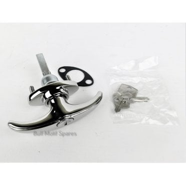 Chrome Boot Handle, Lock And Keys
