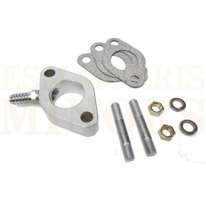Fitting Kit - Manifold Spacer with Take-Off For Brake Servo Vacuum Pipe (S.U. H2 & HS2 Carburettors Only)