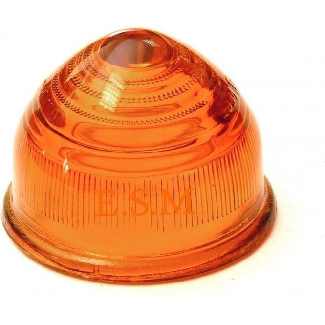 Flasher/Indicator Lens (Domed Amber) LUCAS L594 Glass