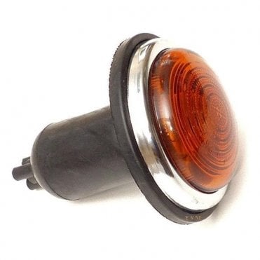 Flasher/Indicator Light-Complete (Flat glass Amber Lens) L488 Type