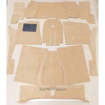 LHD A30 Beige Carpet Set With Heel Mat