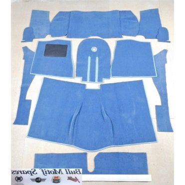 LHD A30 Blue Carpet Set With Heel Mat