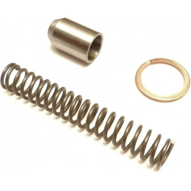 Oil Pressure Release Valve Plunger & Spring c/w Copper Washer