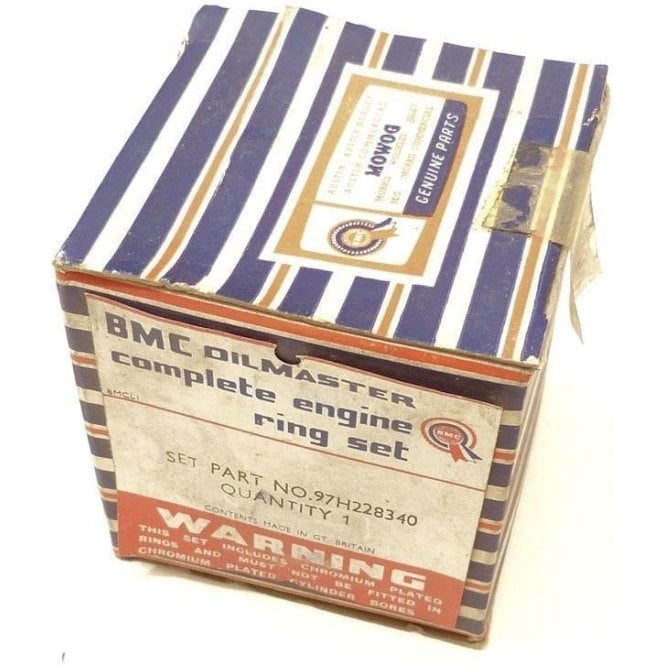 Piston Ring Set 948cc +040" 4 Ring - Genuine BMC New Old Stock (97H2283)
