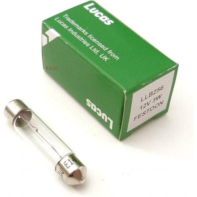 Semaphore Indicator Bulb 12v/3w (Festoon Type) LUCAS