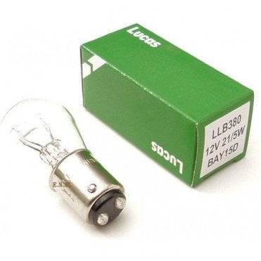 Stop/Tail Light Bulb-Twin Filament 12v 21w/5w LUCAS