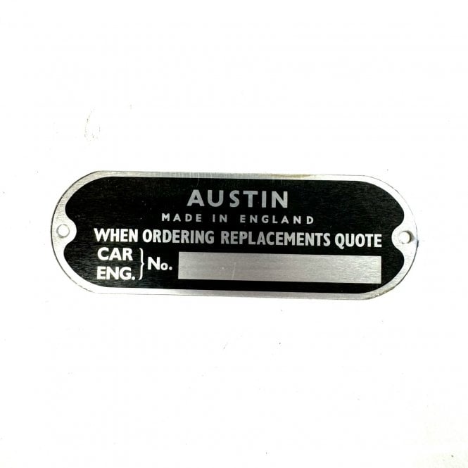 Vehicle Chassis Plate