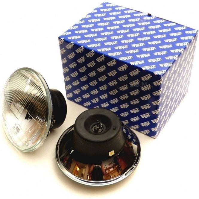 Wipac Halogen Headlamp / Headlight Kit (Pair) - L/H/Drive - No Pilot Light