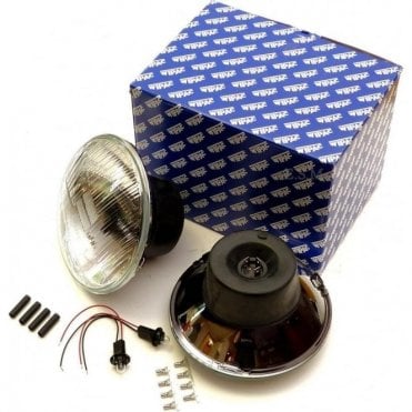 Wipac Halogen Headlamp / Headlight Kit (Pair) - R/H/Drive - With Pilot Light